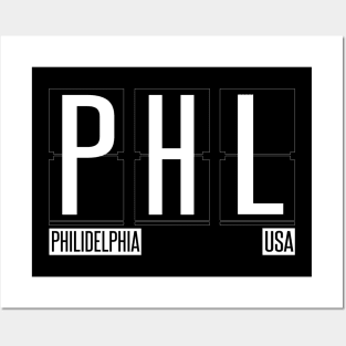 PHL - Philadelphia, PA Airport Code Souvenir or Gift Shirt Posters and Art